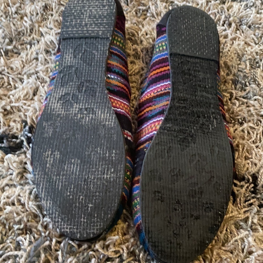 Reef Tropic Multicolored Striped Ballet Flats - Picture 11 of 11